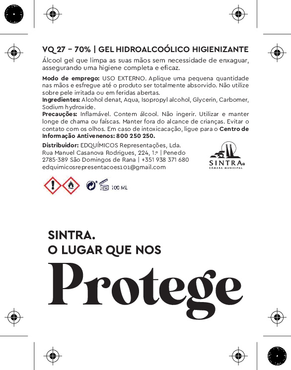 RÓTULO DE FRASCO DE ALCOOL GEL 